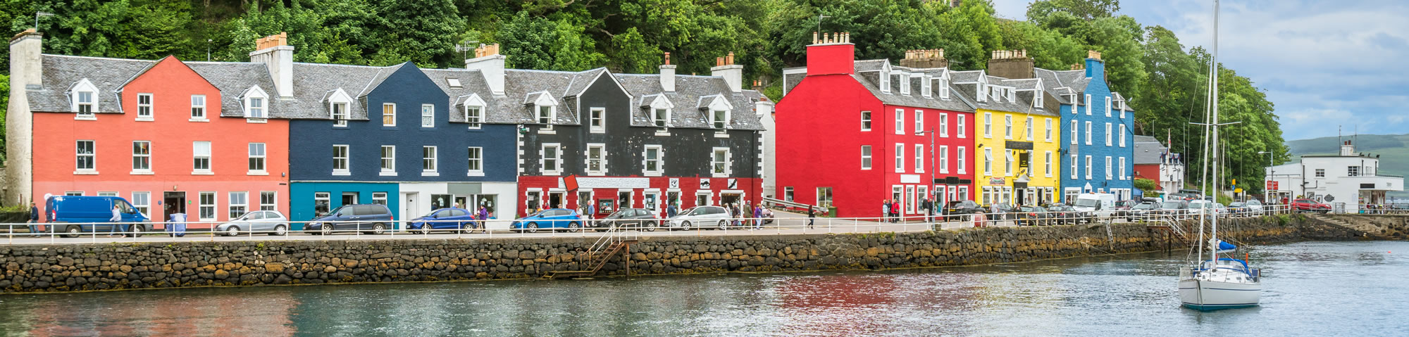 Tobermory, capital of the Isle of Mull in the Scottish Inner Hebrides