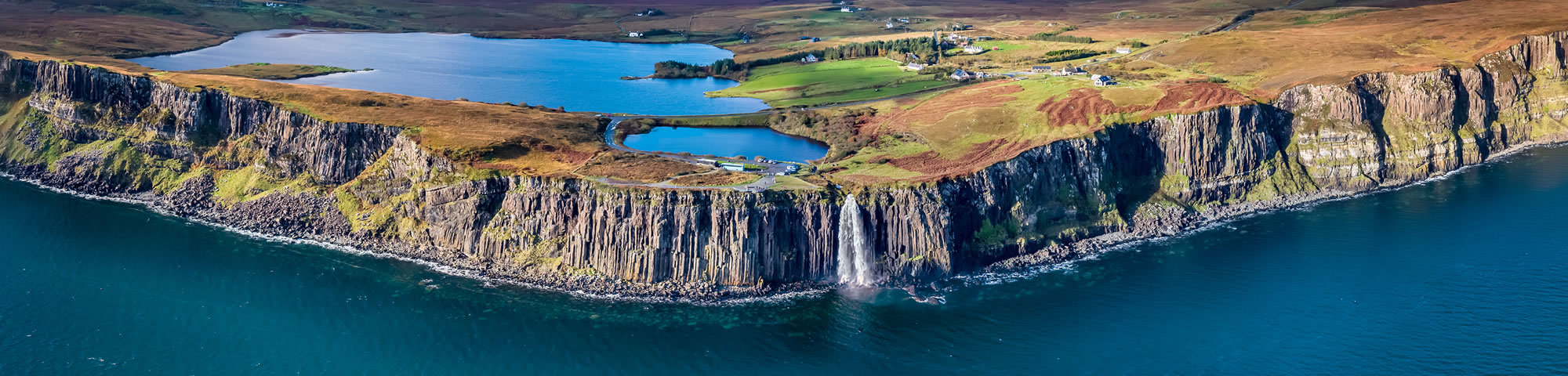 Kilt Rock waterfall