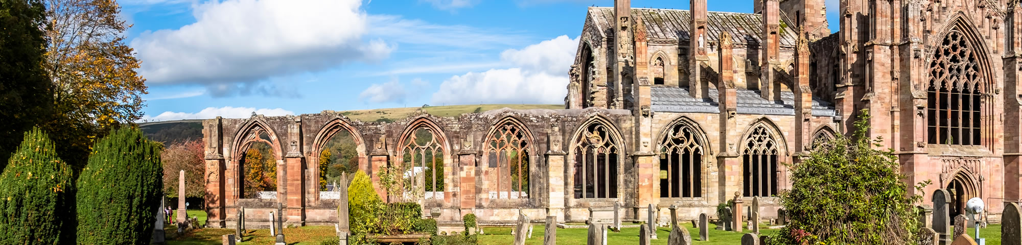 Melrose Abbey ruins