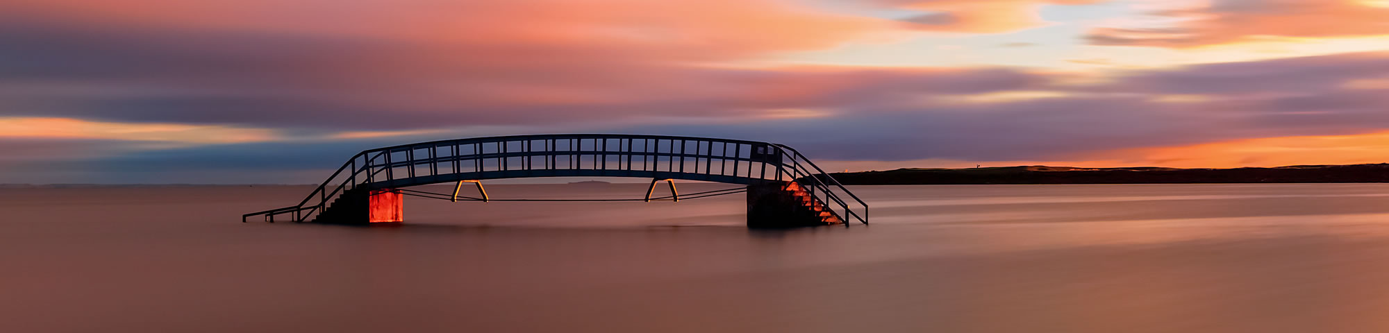 Bridge to Nowhere, Biel, Dunbar, Scotland