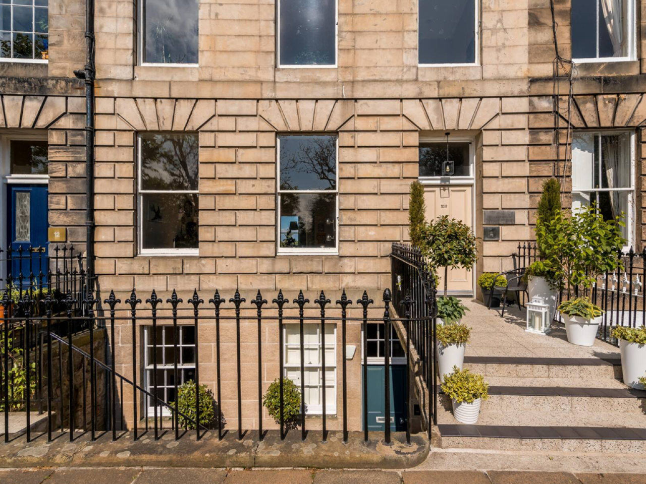 Crescent House in Edinburgh, Scotland